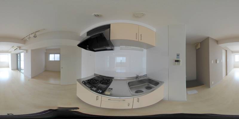 パノラマ画像キッチン