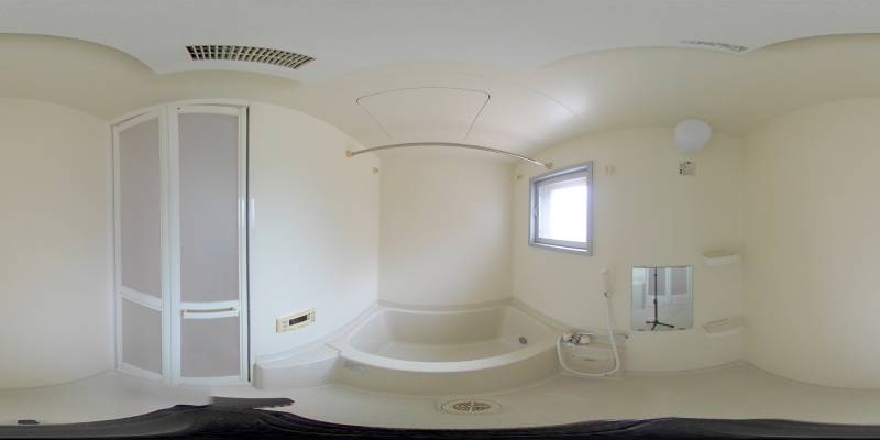 パノラマ画像バスルーム