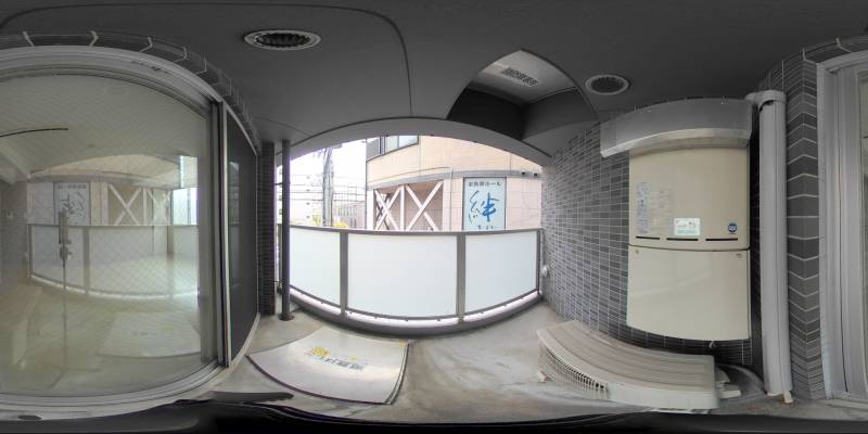 パノラマ画像バルコニー