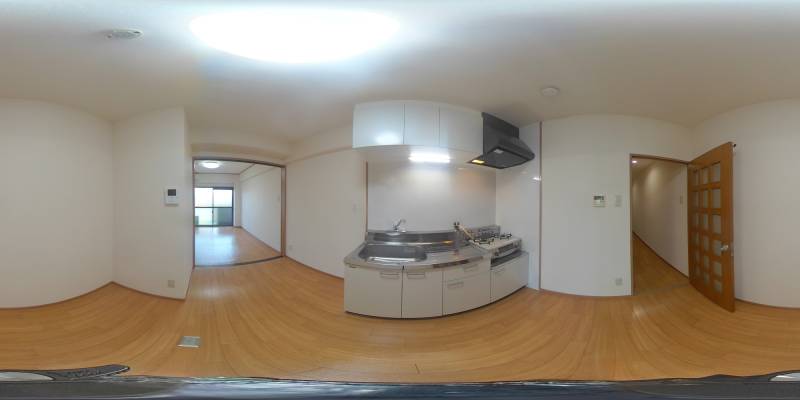 パノラマ画像キッチン