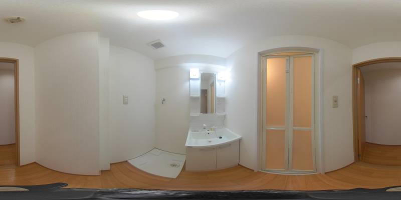 パノラマ画像洗面所