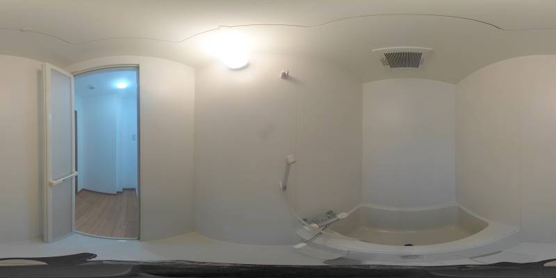 パノラマ画像バスルーム