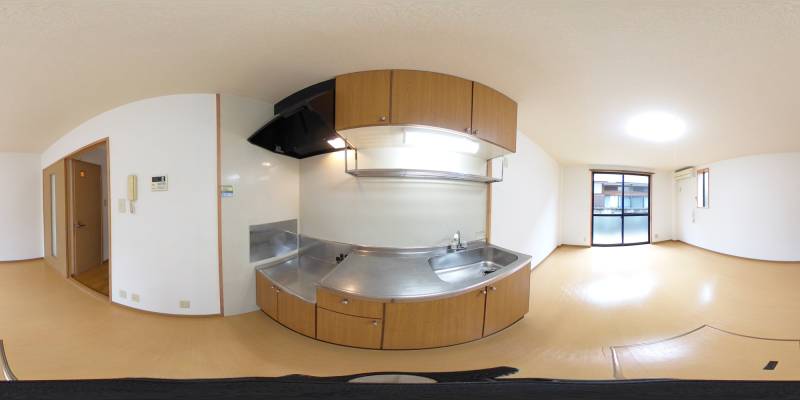 パノラマ画像キッチン