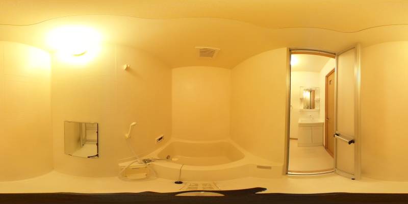 パノラマ画像バスルーム