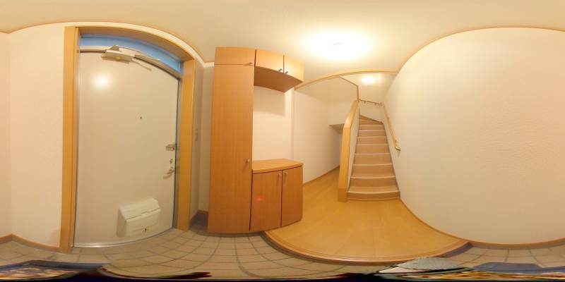 パノラマ画像玄関