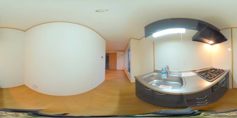 パノラマ画像キッチン