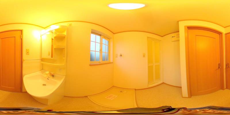 パノラマ画像洗面所