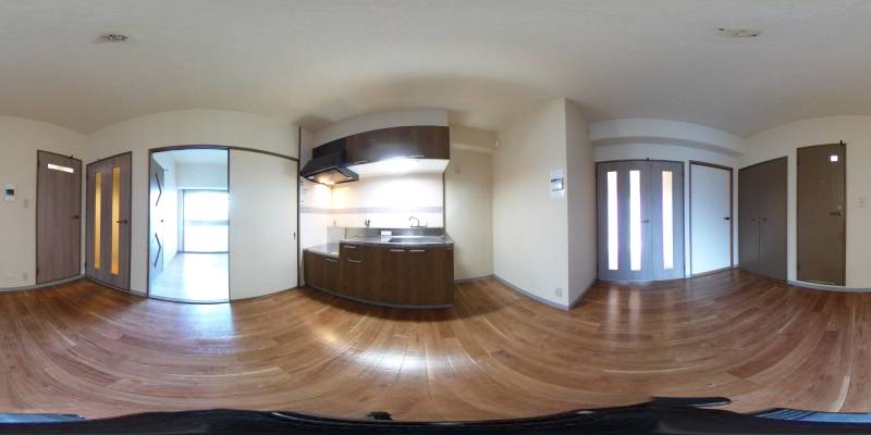 パノラマ画像キッチン