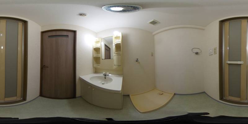 パノラマ画像洗面所