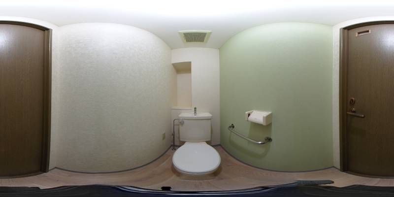 パノラマ画像トイレ