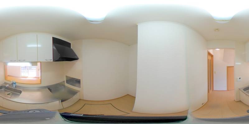 パノラマ画像キッチン