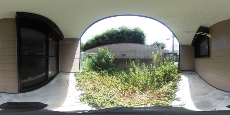 パノラマ画像バルコニー