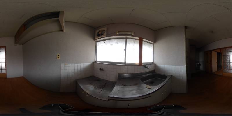 パノラマ画像キッチン