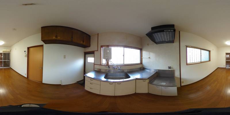 パノラマ画像キッチン