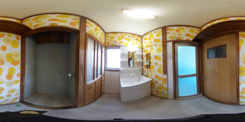 パノラマ画像洗面所