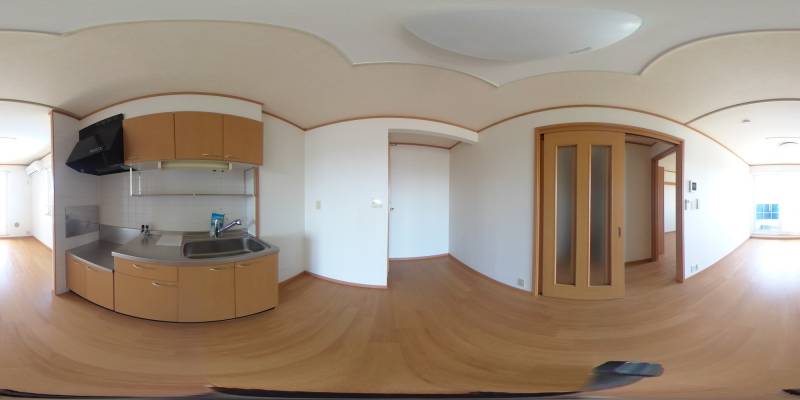 パノラマ画像キッチン