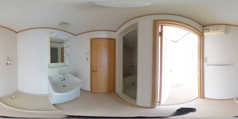 パノラマ画像洗面所