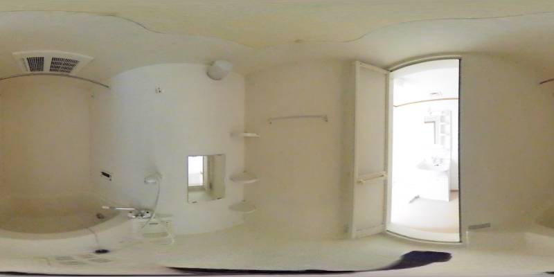 パノラマ画像バスルーム