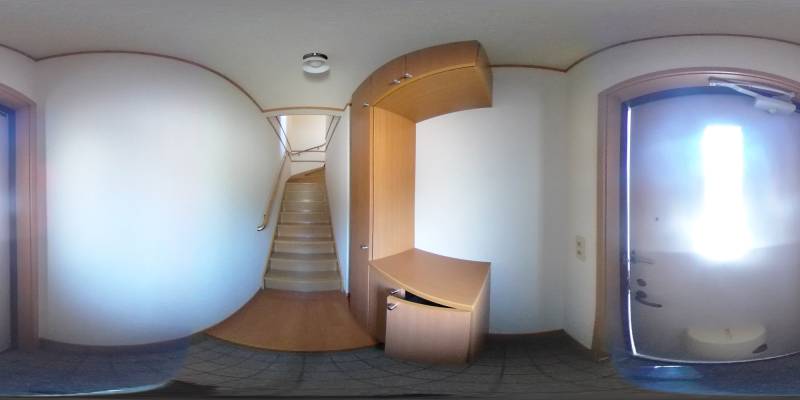 パノラマ画像寝室