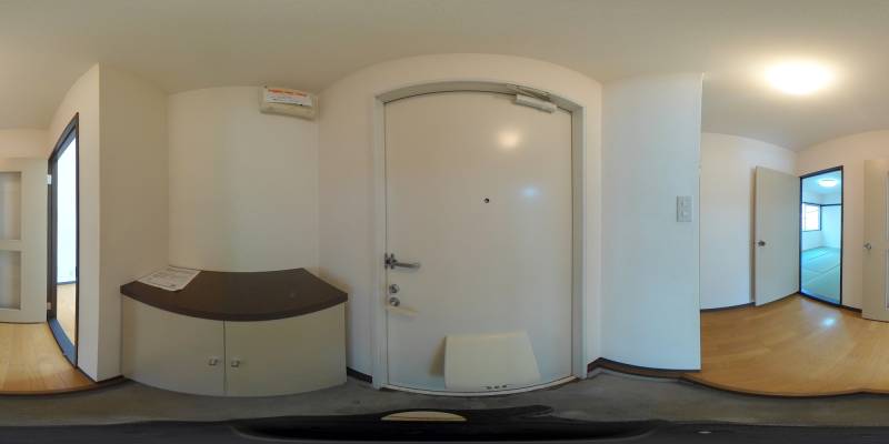 パノラマ画像玄関