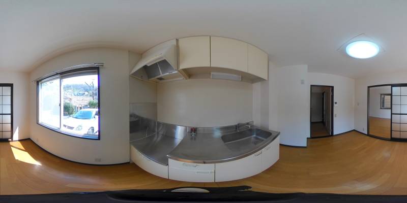 パノラマ画像キッチン