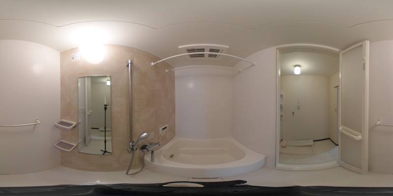 パノラマ画像バスルーム