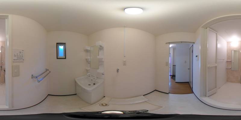 パノラマ画像洗面所