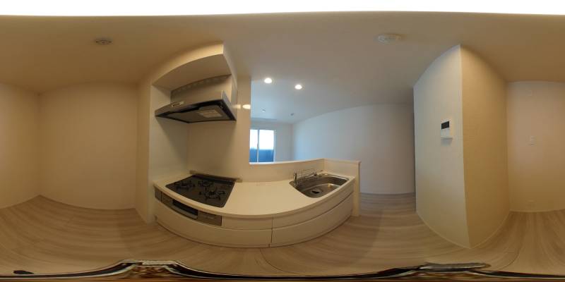 パノラマ画像キッチン