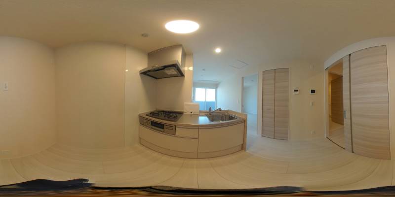 パノラマ画像キッチン