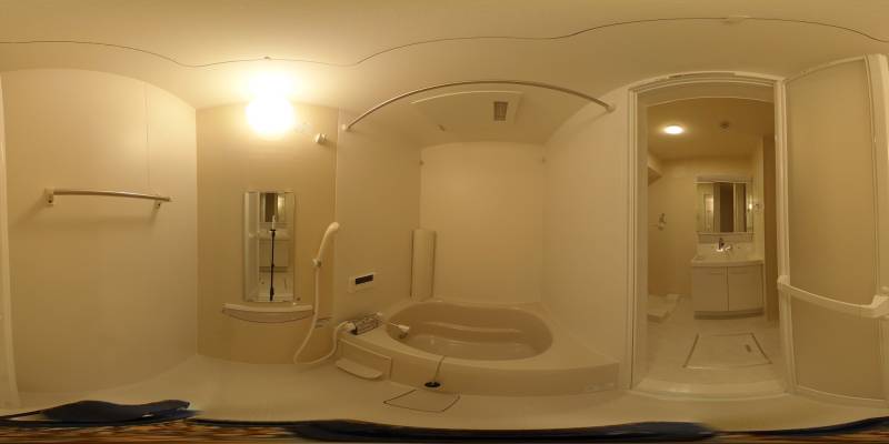 パノラマ画像バスルーム