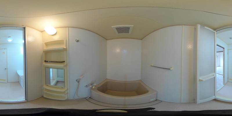 パノラマ画像バスルーム