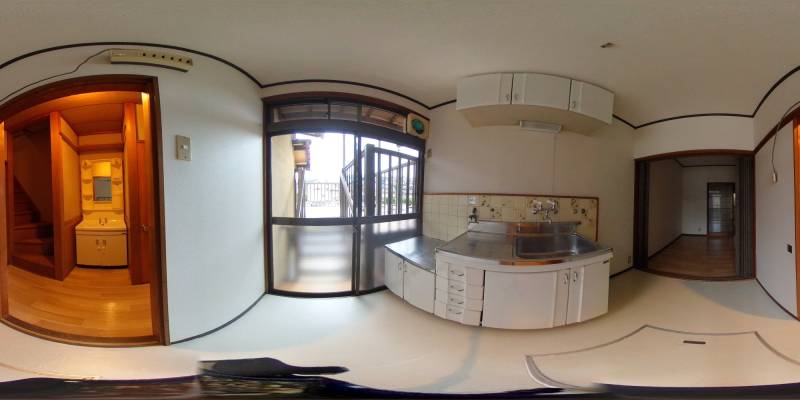 パノラマ画像キッチン