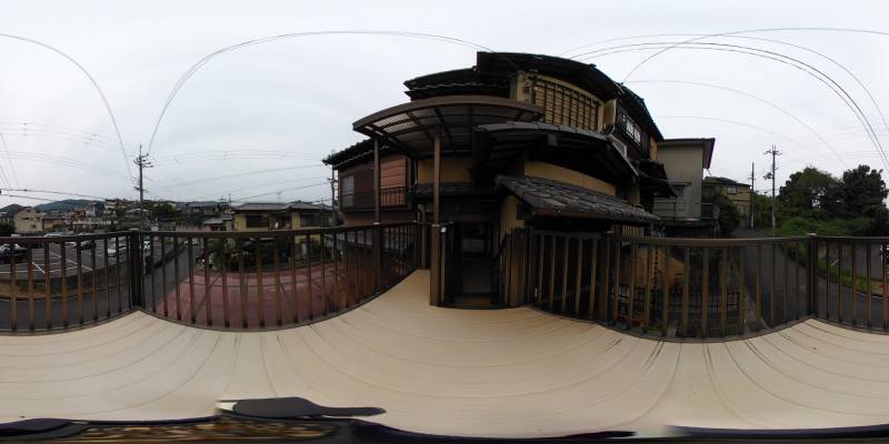 パノラマ画像バルコニー