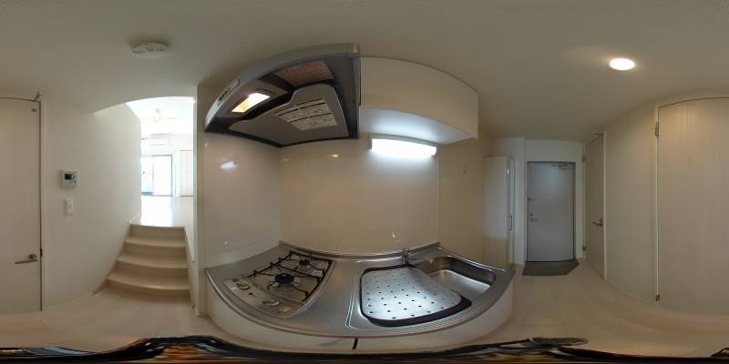 パノラマ画像キッチン