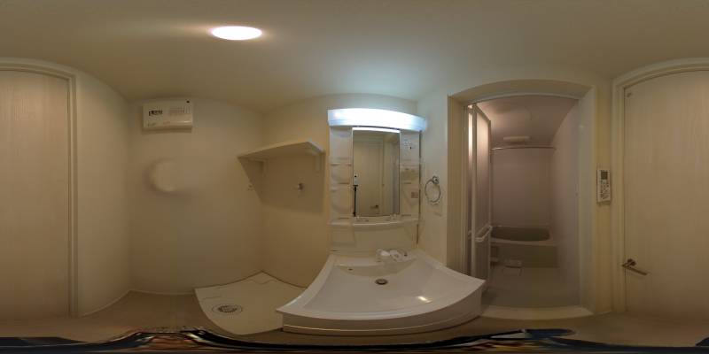 パノラマ画像洗面所