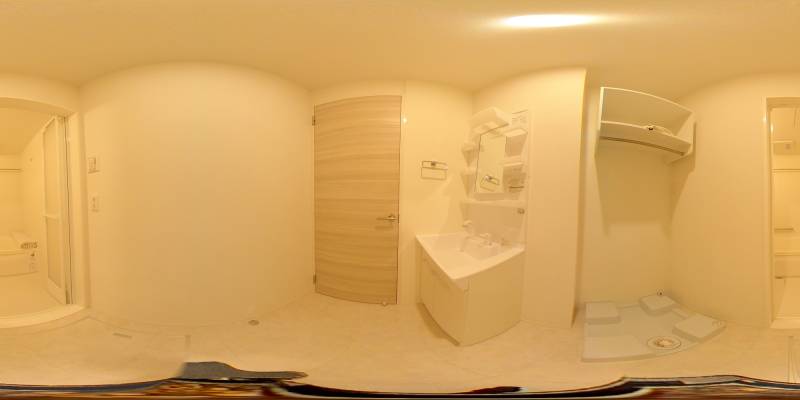 パノラマ画像洗面所