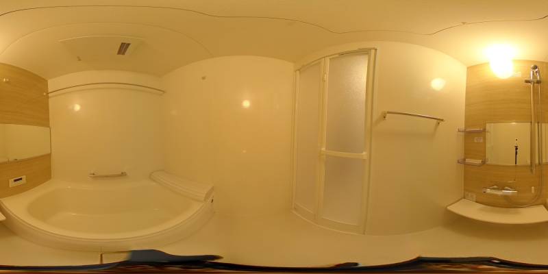 パノラマ画像バスルーム