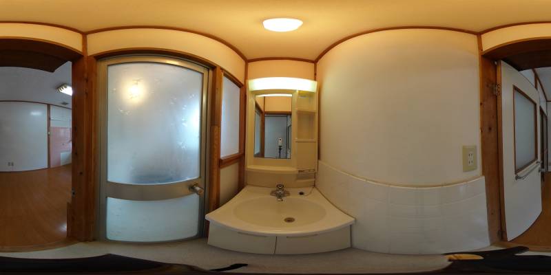 パノラマ画像洗面所