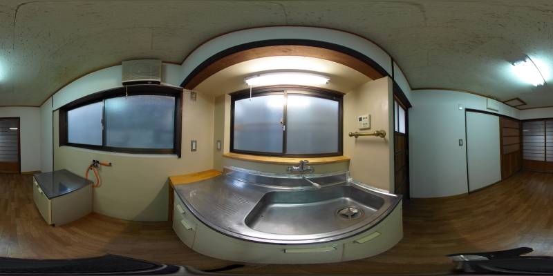 パノラマ画像キッチン