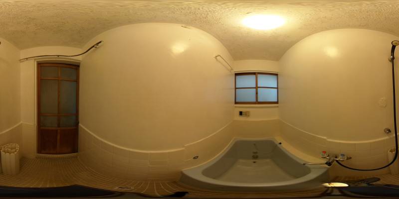 パノラマ画像バスルーム