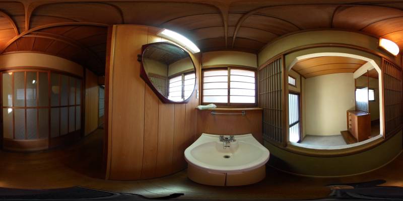 パノラマ画像洗面所