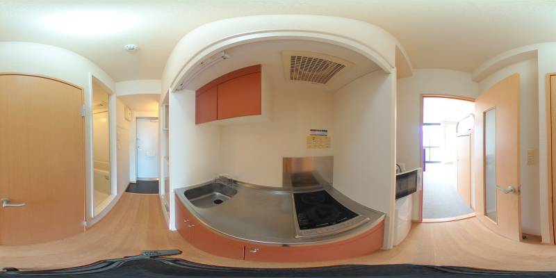 パノラマ画像キッチン