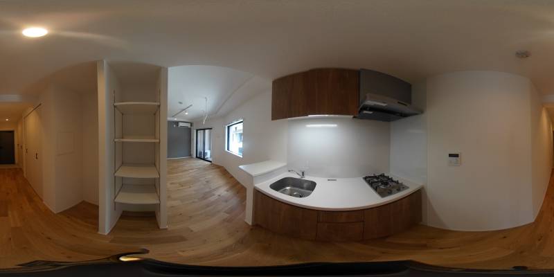 パノラマ画像キッチン