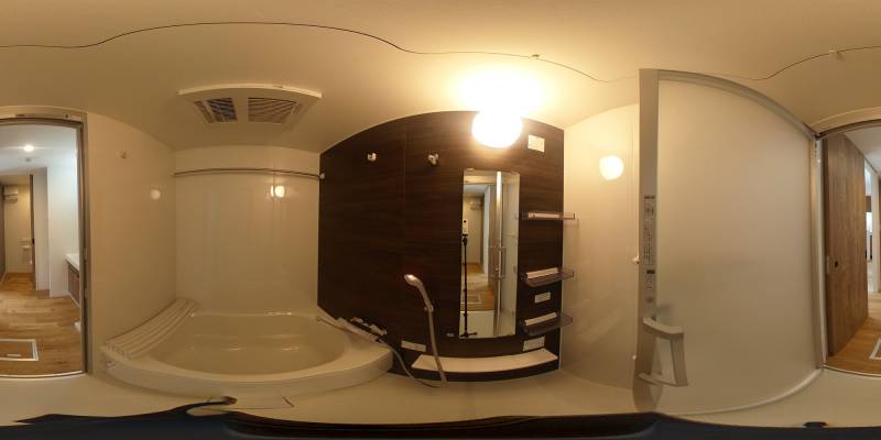 パノラマ画像バスルーム