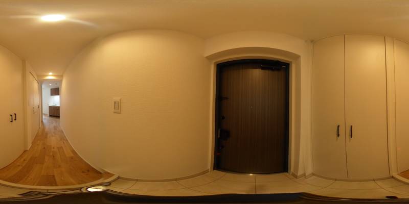 パノラマ画像玄関