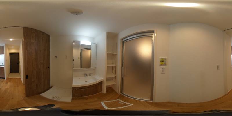 パノラマ画像洗面所