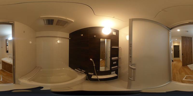 パノラマ画像バスルーム