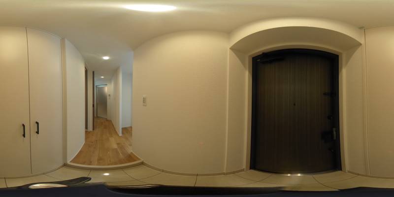 パノラマ画像玄関