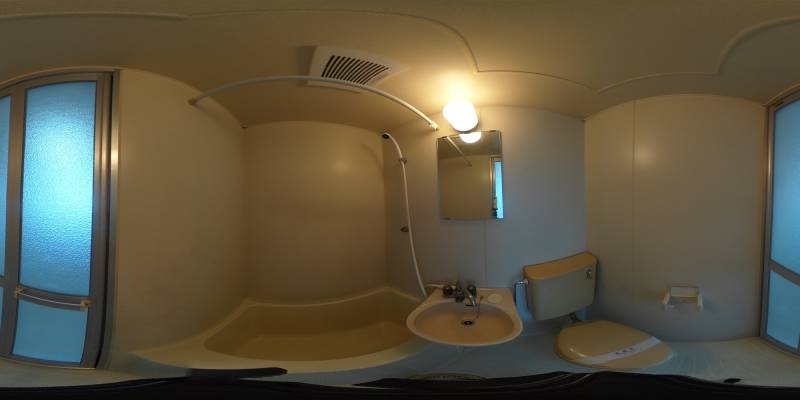 パノラマ画像バスルーム