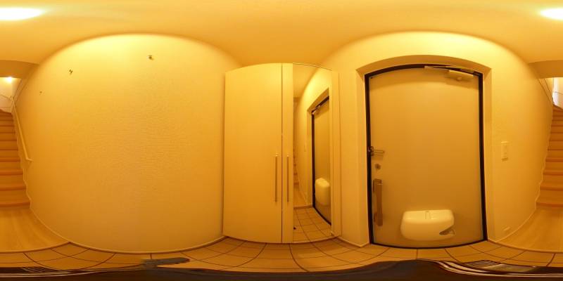 パノラマ画像玄関